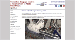 Desktop Screenshot of excel-packagingmachinery.com